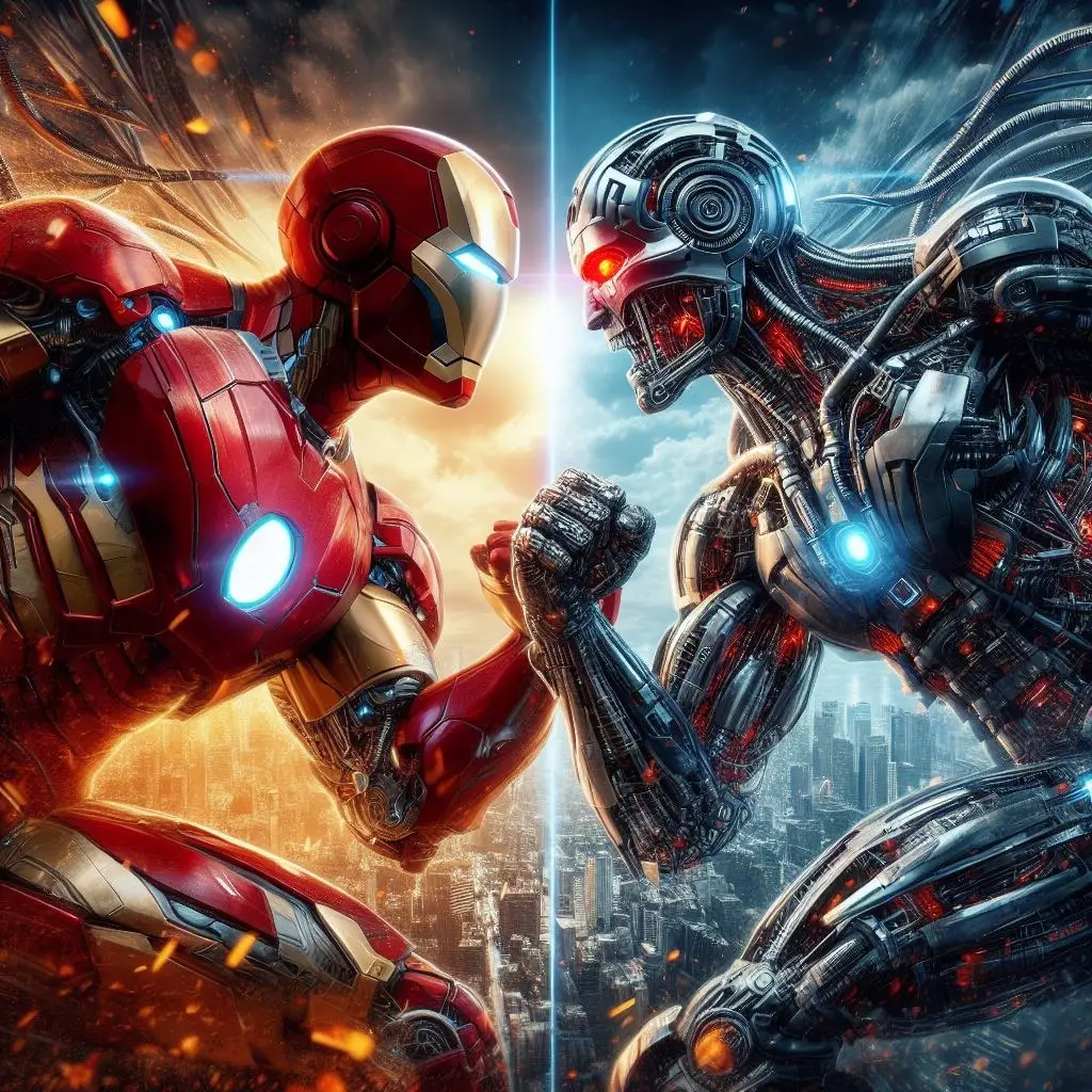 Ironman vs Cyborg The Ultimate Showdown of Technological Titans