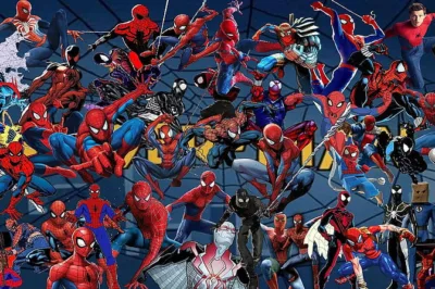 Different Versions of Spider-Man Across The Spider-Verse